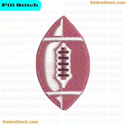 American Football Embroidery Design 15