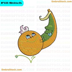 Animated Fruit Embroidery Design 16