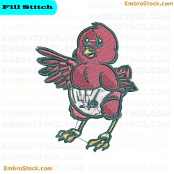 Baby Bird Embroidery Design 1