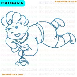 Baby Boy Embroidery Design 7