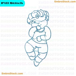 Baby Boy Embroidery Design 8