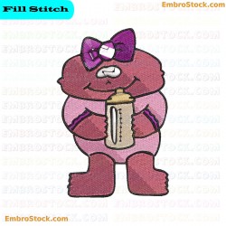 Baby Character Embroidery Design 25