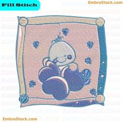 Baby Embroidery Design 7