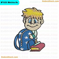 Back To School Embroidery Design 7