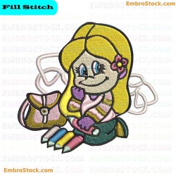 Back To School Embroidery Design 9