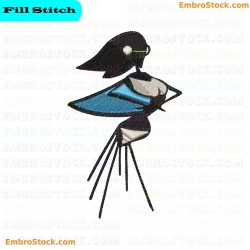 Bacteriophage Embroidery Design 22