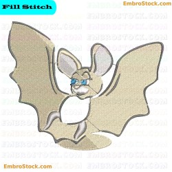 Bat Embroidery Design 1