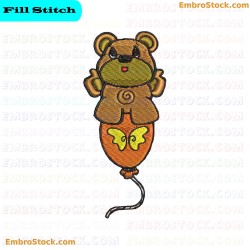 Bear Embroidery Design 21