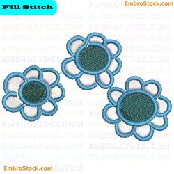 Beautiful Flowers Embroidery Design 11