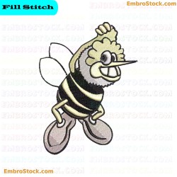 Bee Embroidery Design 29