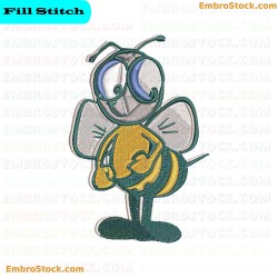 Bee Embroidery Design 40