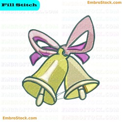 Bell Embroidery Design 5