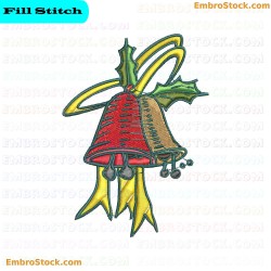 Bells Embroidery Design 15