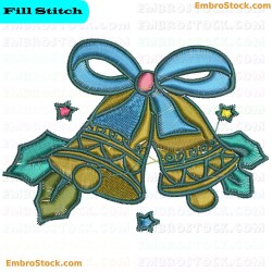 Bells Embroidery Design 2