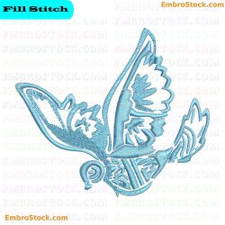 Bird Colorado Birds Embroidery Design 10