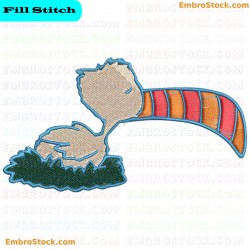 Bird Embroidery Design 7