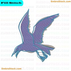 Bird Embroidery Design 8