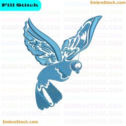 Bird Embroidery Design 9