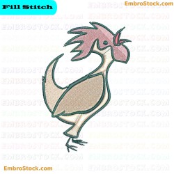 Bird Farm Embroidery Design 3