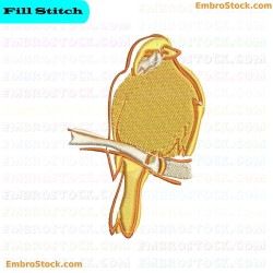 Bird Simple Birds Embroidery Design 2