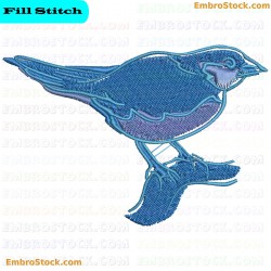 Bird Simple Birds Embroidery Design 7