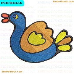 Bird Toys Embroidery Design 10