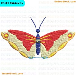 Butterfly Embroidery Design 11