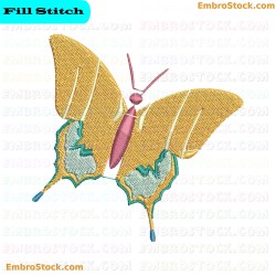 Butterfly Embroidery Design 15