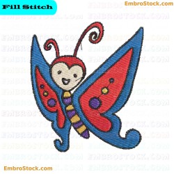 Butterfly Embroidery Design 22