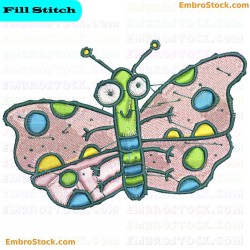 Butterfly Embroidery Design 35