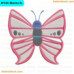 Butterfly Embroidery Design 8