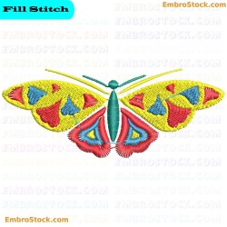 Butterfly Embroidery Design 9