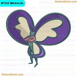 Butterfly Superbugs Embroidery Design 10