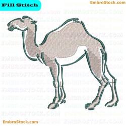 Camel Embroidery Design 11