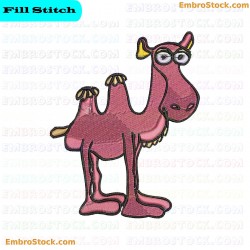 Camel Embroidery Design 3