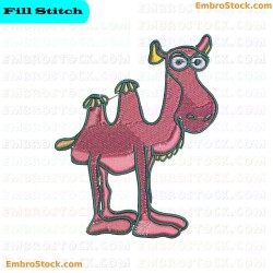 Camel Embroidery Design 6