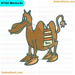 Camel Embroidery Design 7