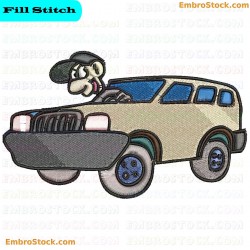 Car Embroidery Design 11