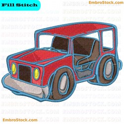 Car Embroidery Design 16