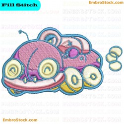 Car Shaped Embroidery Design 36