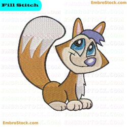 Cartoon Animal Embroidery Design 3