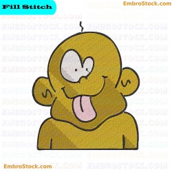 Cartoon Baby Character Embroidery Design 24