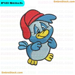 Cartoon Bird For Kids Embroidery Design 5