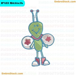 Cartoon Bug Embroidery Design 28