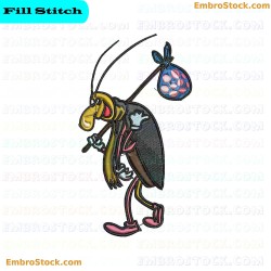 Cartoon Bug Embroidery Design 31