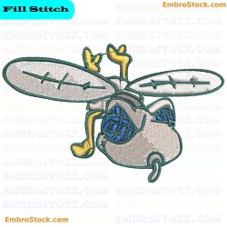 Cartoon Bug Embroidery Design 50