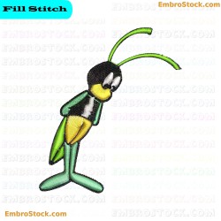 Cartoon Bug Embroidery Design 55