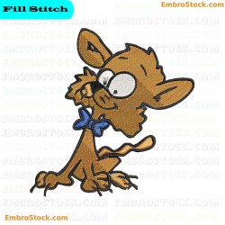 Cartoon Cat Embroidery Design 20