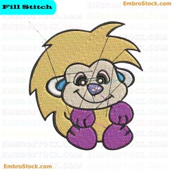 Cartoon Character Embroidery Design 15