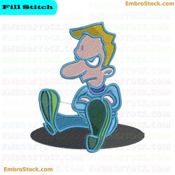 Cartoon Character Embroidery Design 3